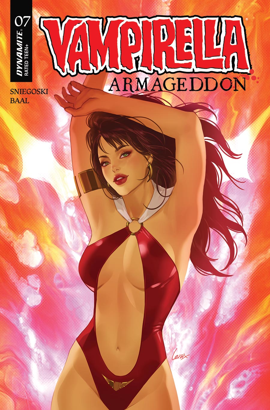 Vampirella Armageddon #7 Cover B Variant Lesley Leirix Li Cover