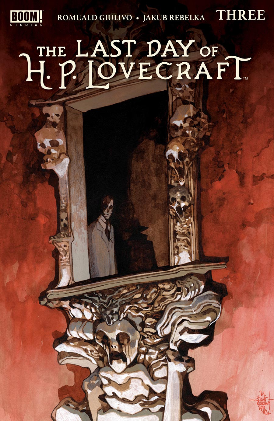 Last Day Of HP Lovecraft #3 Cover A Regular Jakub Rebelka Cover