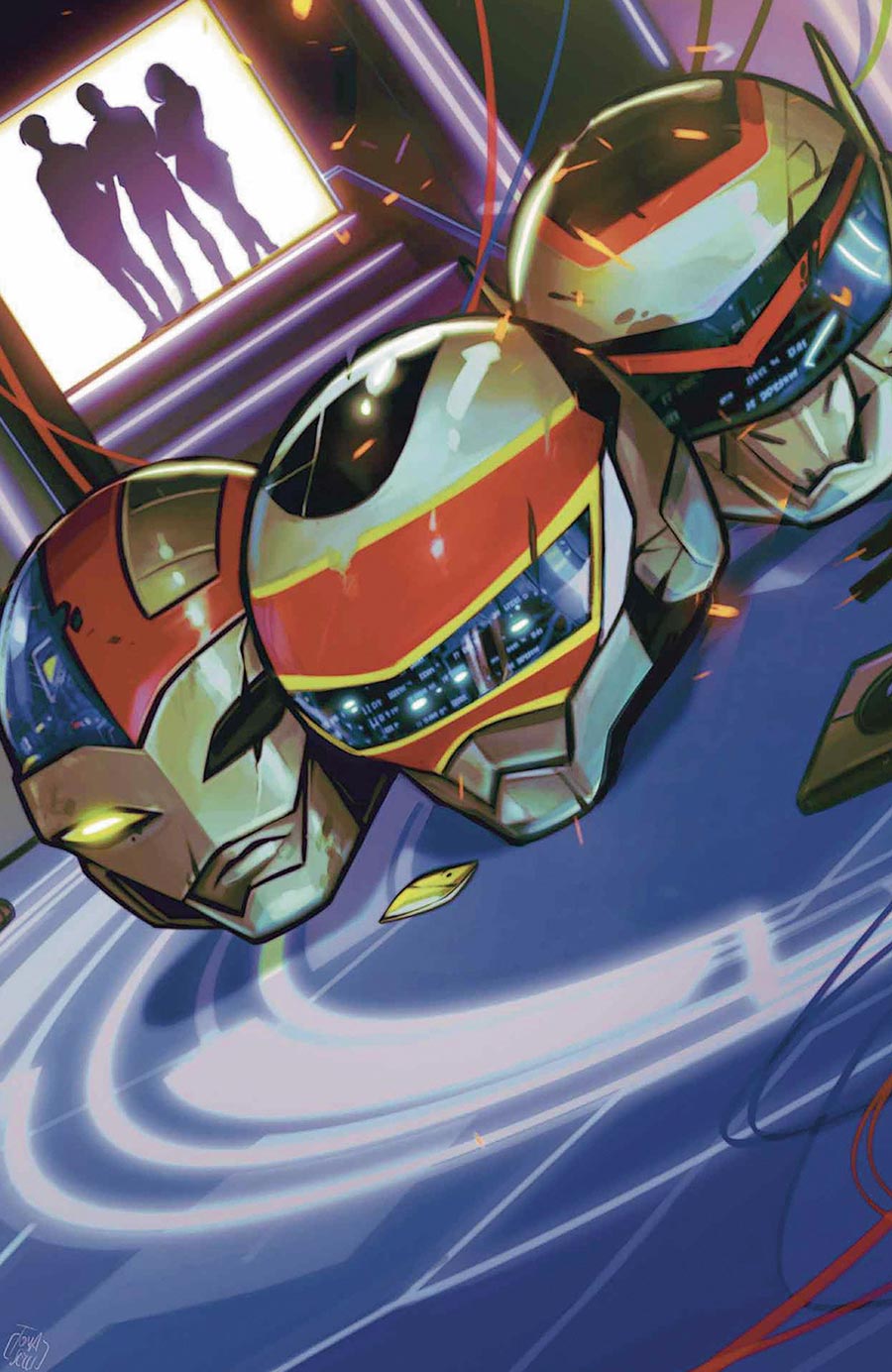 VR Troopers #6 Cover F Incentive Francesco Tomaselli Virgin Variant Cover