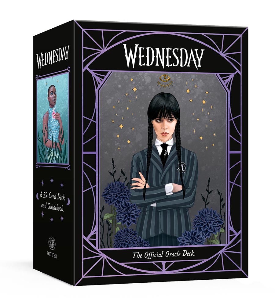 Wednesday The Official Oracle Deck Oracle Cards A 52-Card Deck And Guidebook