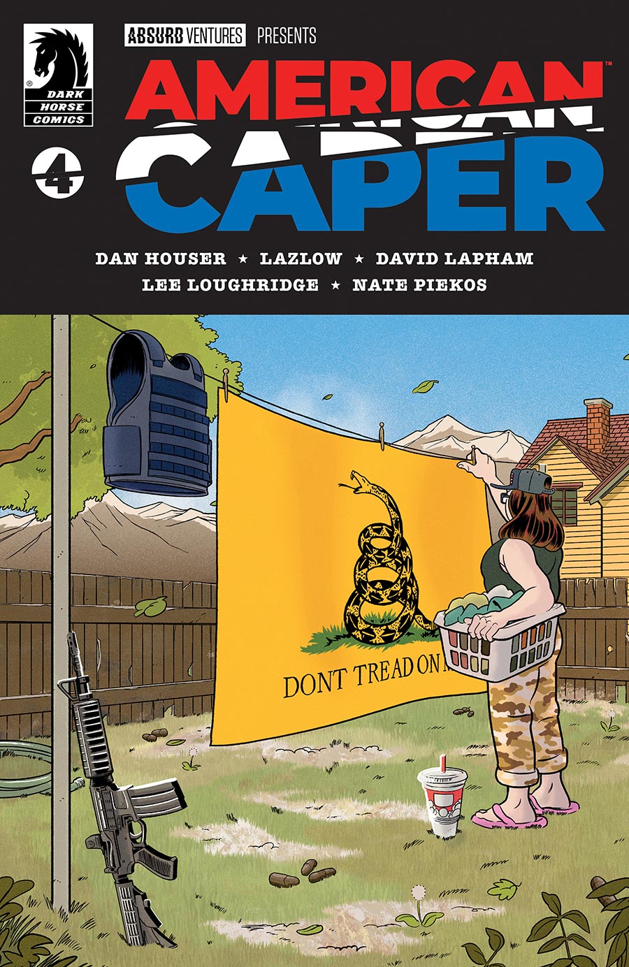 American Caper #4 Cover A Regular Tyler Boss Cover