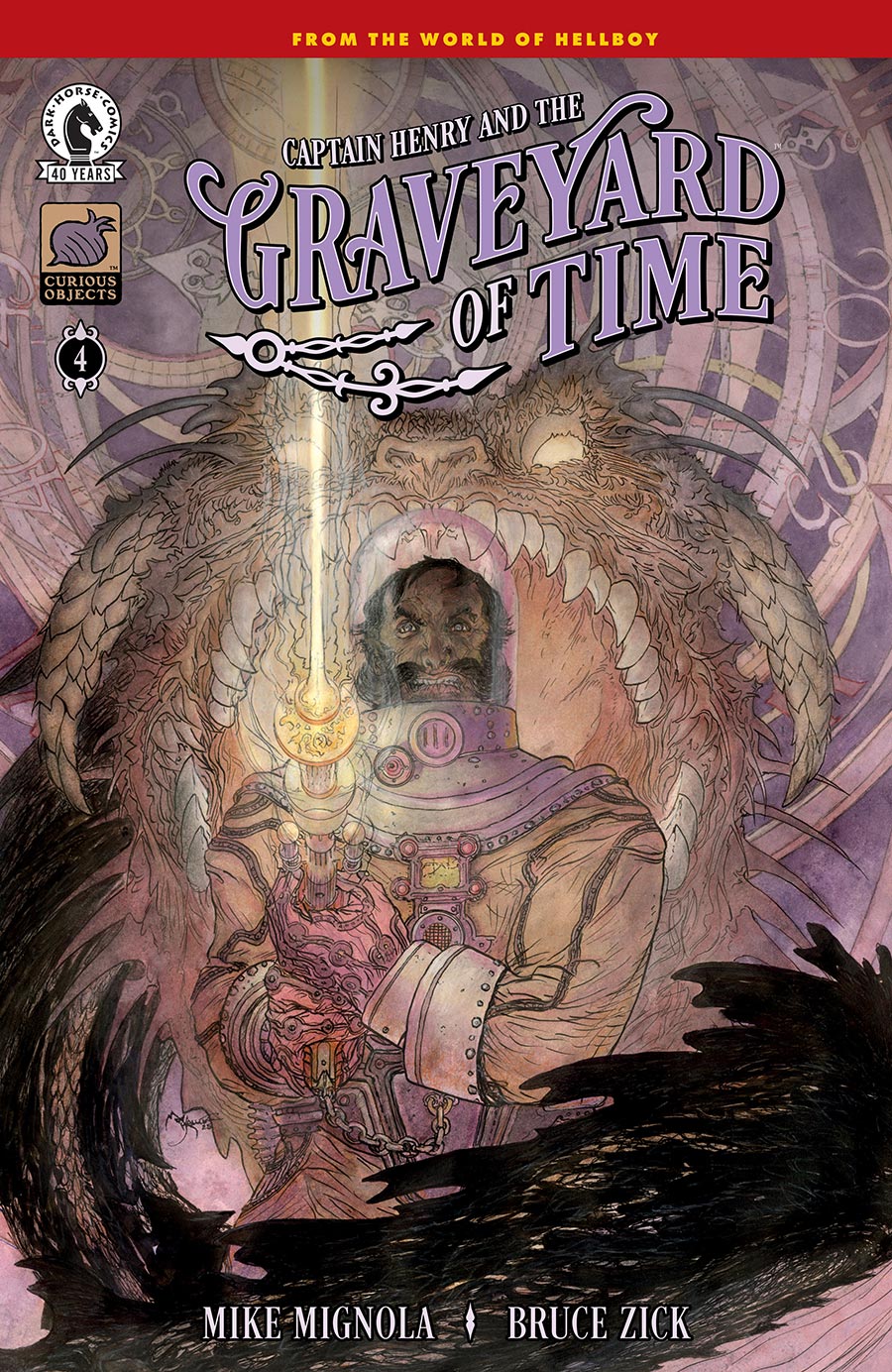 Captain Henry And The Graveyard Of Time #4 Cover B Variant Michael William Kaluta Cover (World Of Hellboy)