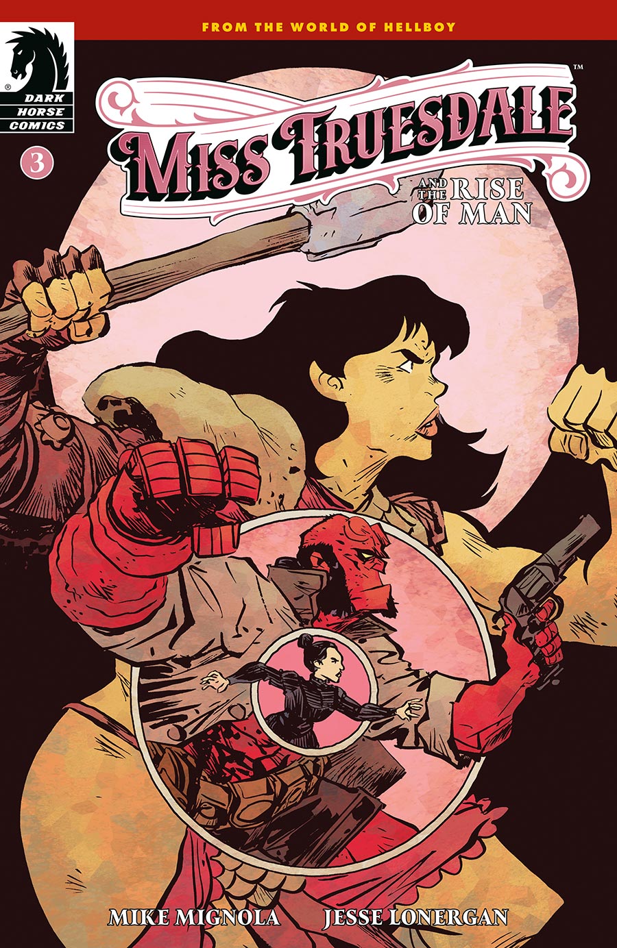 Miss Truesdale And The Rise Of Man #3 Cover A Regular Jesse Lonergan Cover