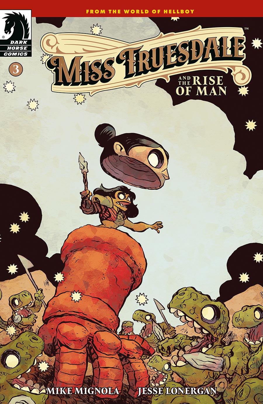 Miss Truesdale And The Rise Of Man #3 Cover B Variant Jesse Lonergan Cover
