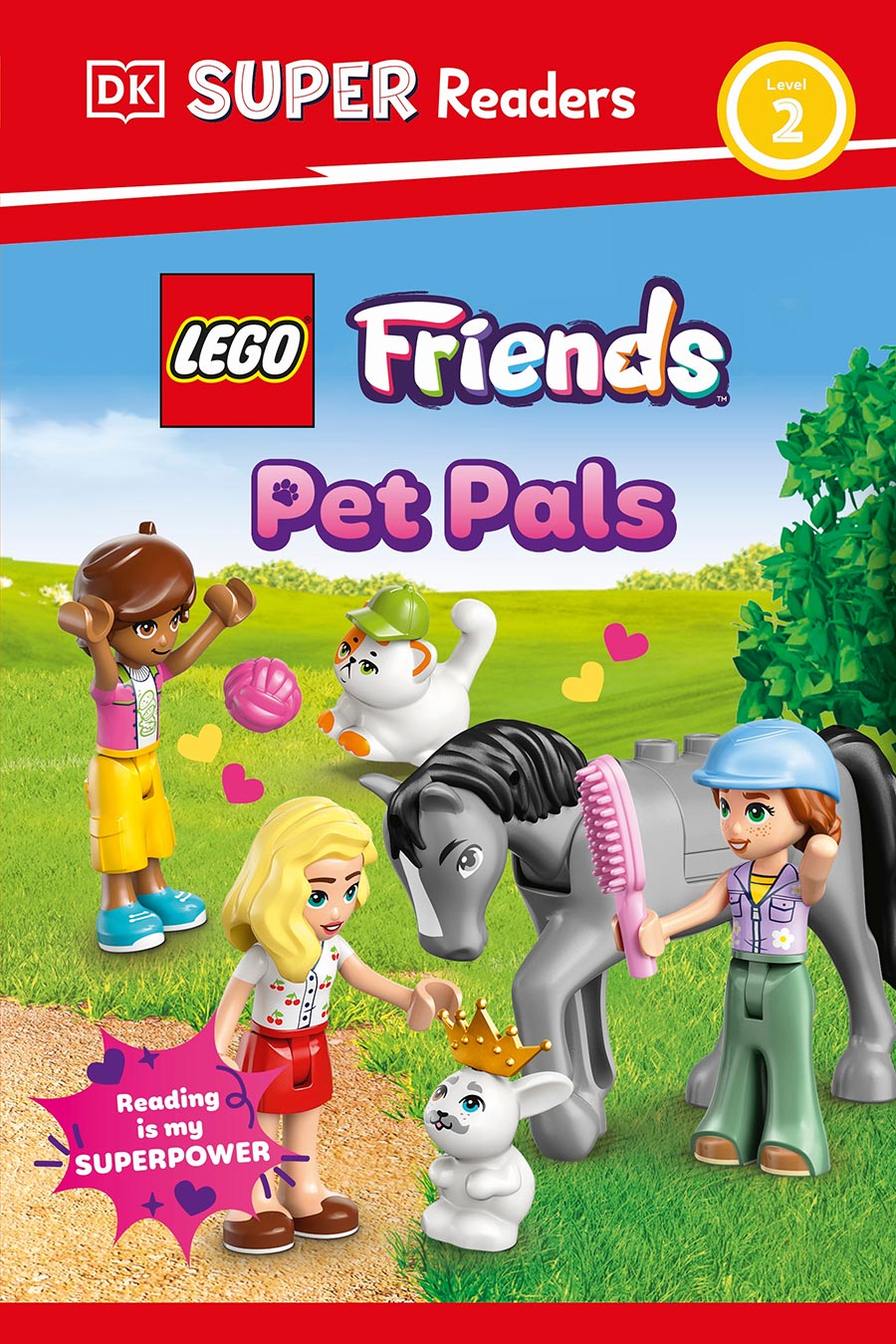 DK Super Readers Level 2 LEGO Friends Pet Pals HC