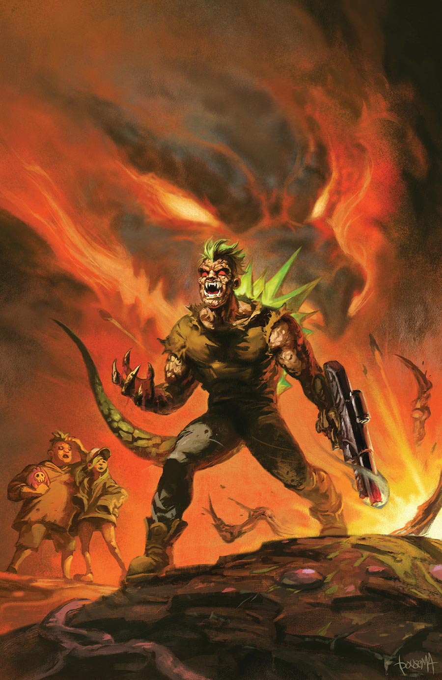 Godzilla Escape The Deadzone #6 Cover C Incentive James Bousema Virgin Cover (Kai-Sei Era)