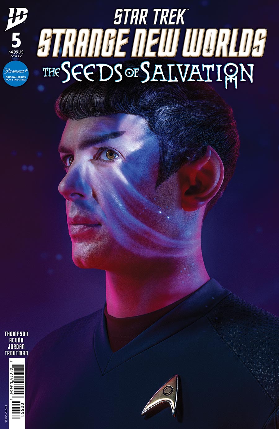 Star Trek Strange New Worlds The Seeds Of Salvation #5 Cover C Variant Photo Cover