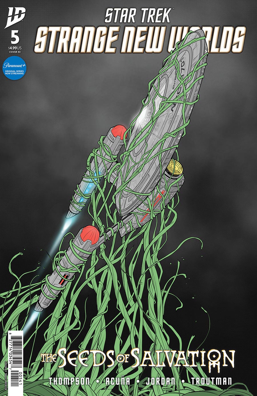 Star Trek Strange New Worlds The Seeds Of Salvation #5 Cover D Incentive Travis Mercer Black & White Cover