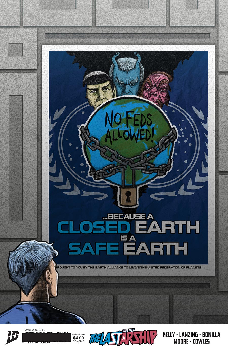 Star Trek The Last Starship #4 Cover B Variant JJ Lendl Cover