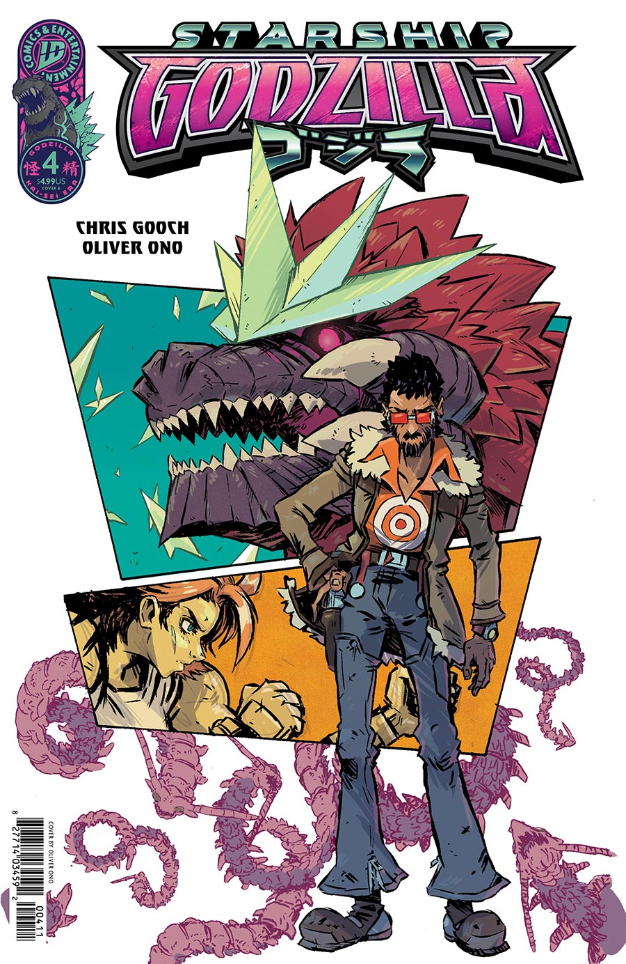 Starship Godzilla #4 Cover A Regular Oliver Ono Cover (Kai-Sei Era)