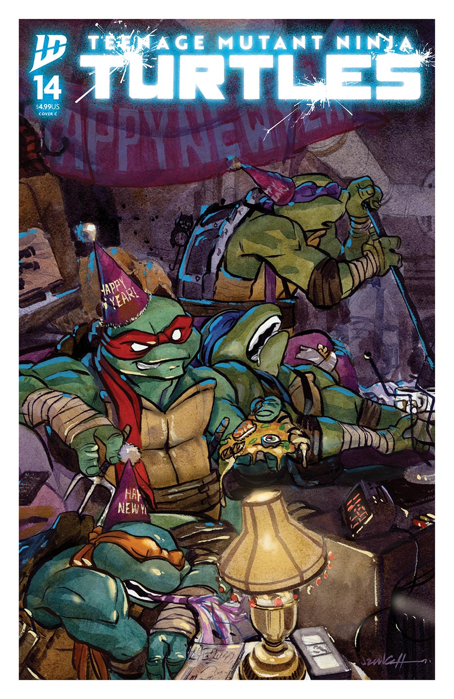 Teenage Mutant Ninja Turtles Vol 6 #14 Cover C Variant Jared Cullum Cover