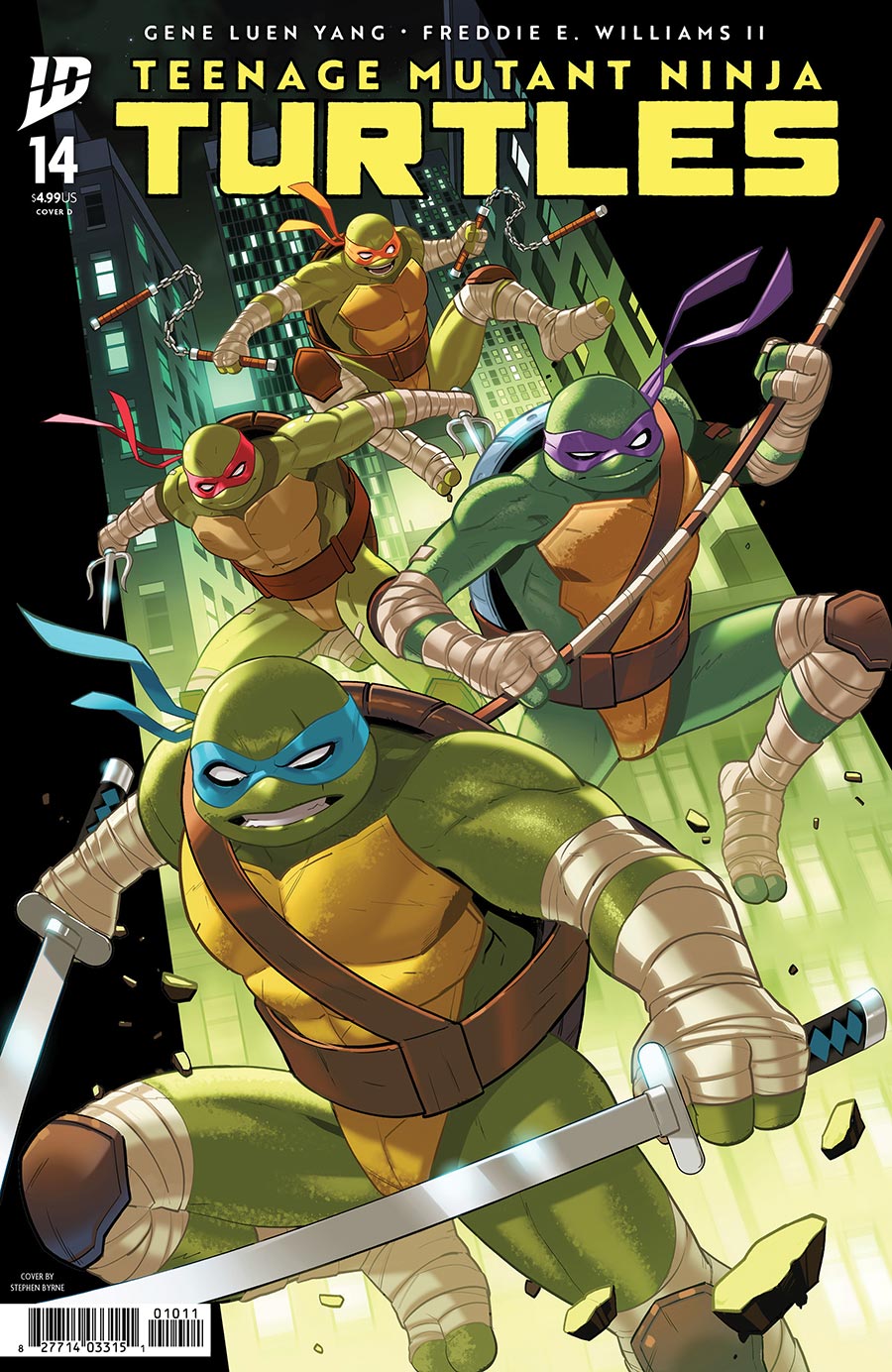 Teenage Mutant Ninja Turtles Vol 6 #14 Cover D Variant Stephen Byrne Cover