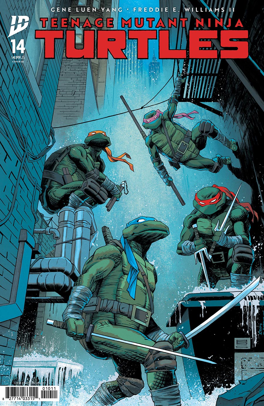 Teenage Mutant Ninja Turtles Vol 6 #14 Cover G Incentive Declan Shalvey Variant Cover