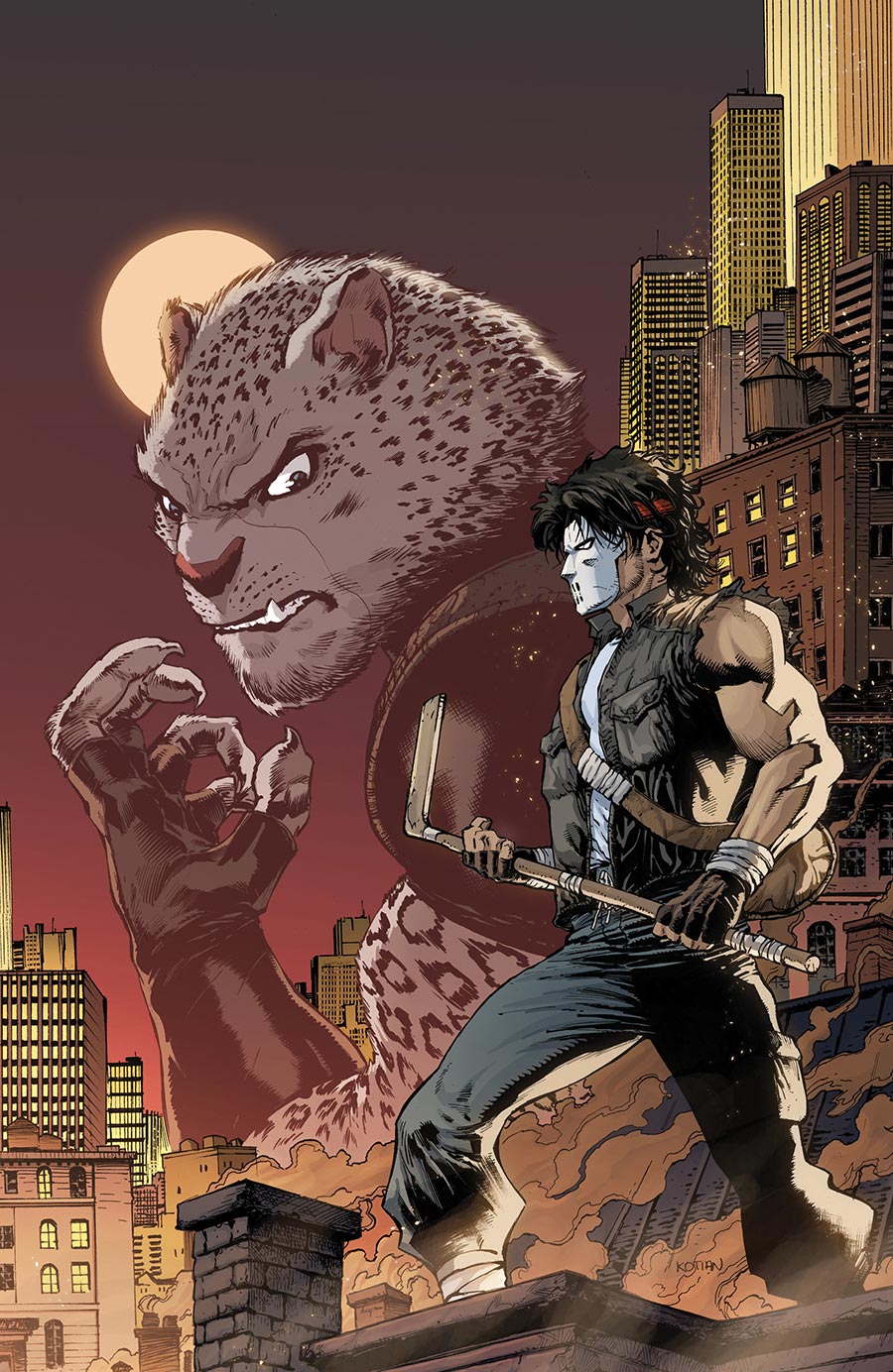 Teenage Mutant Ninja Turtles Casey Jones #4 Cover C Incentive Sid Kotian Virgin Cover