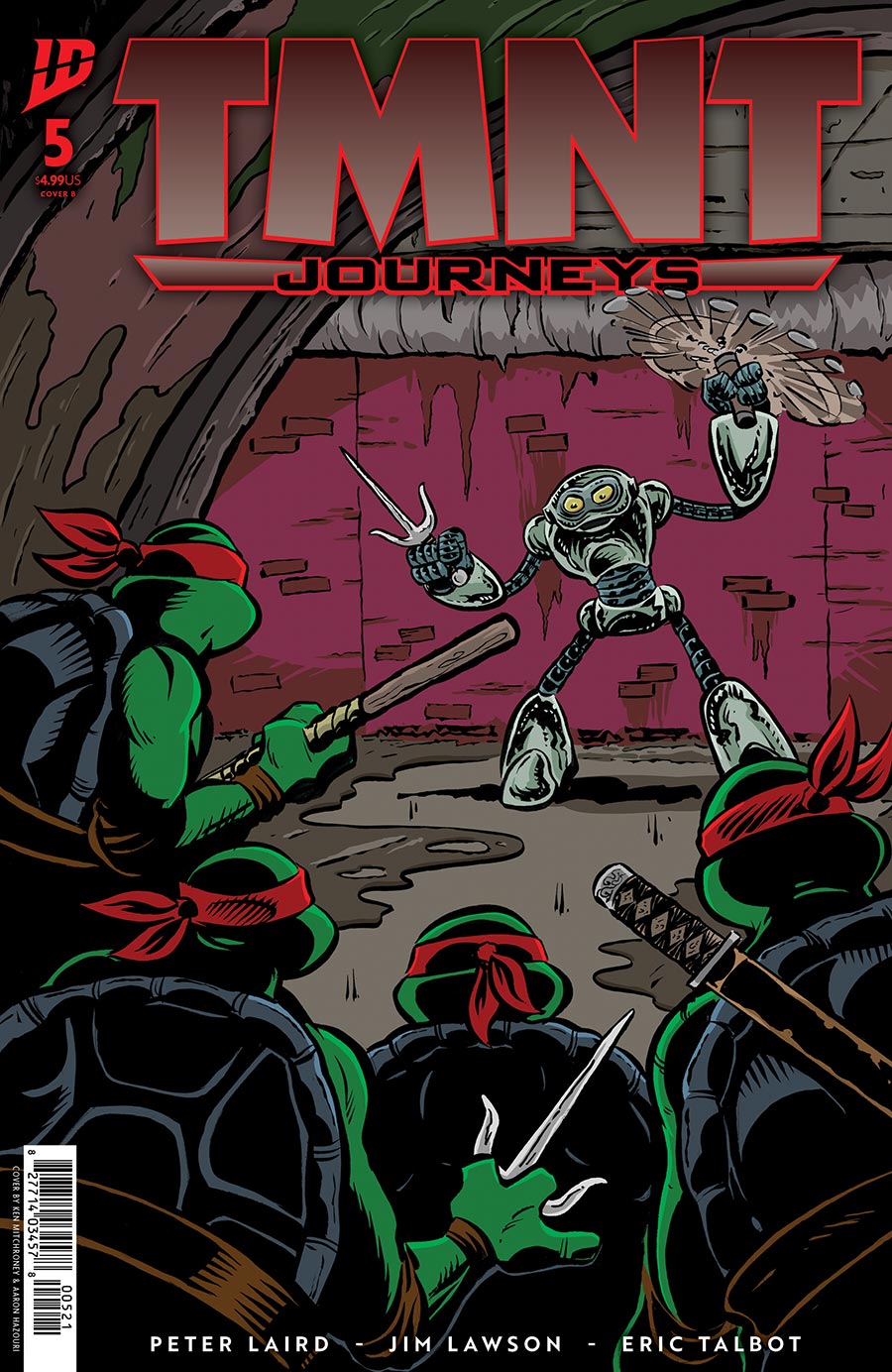 Teenage Mutant Ninja Turtles Journeys #5 Cover B Variant Ken Mitchroney Cover