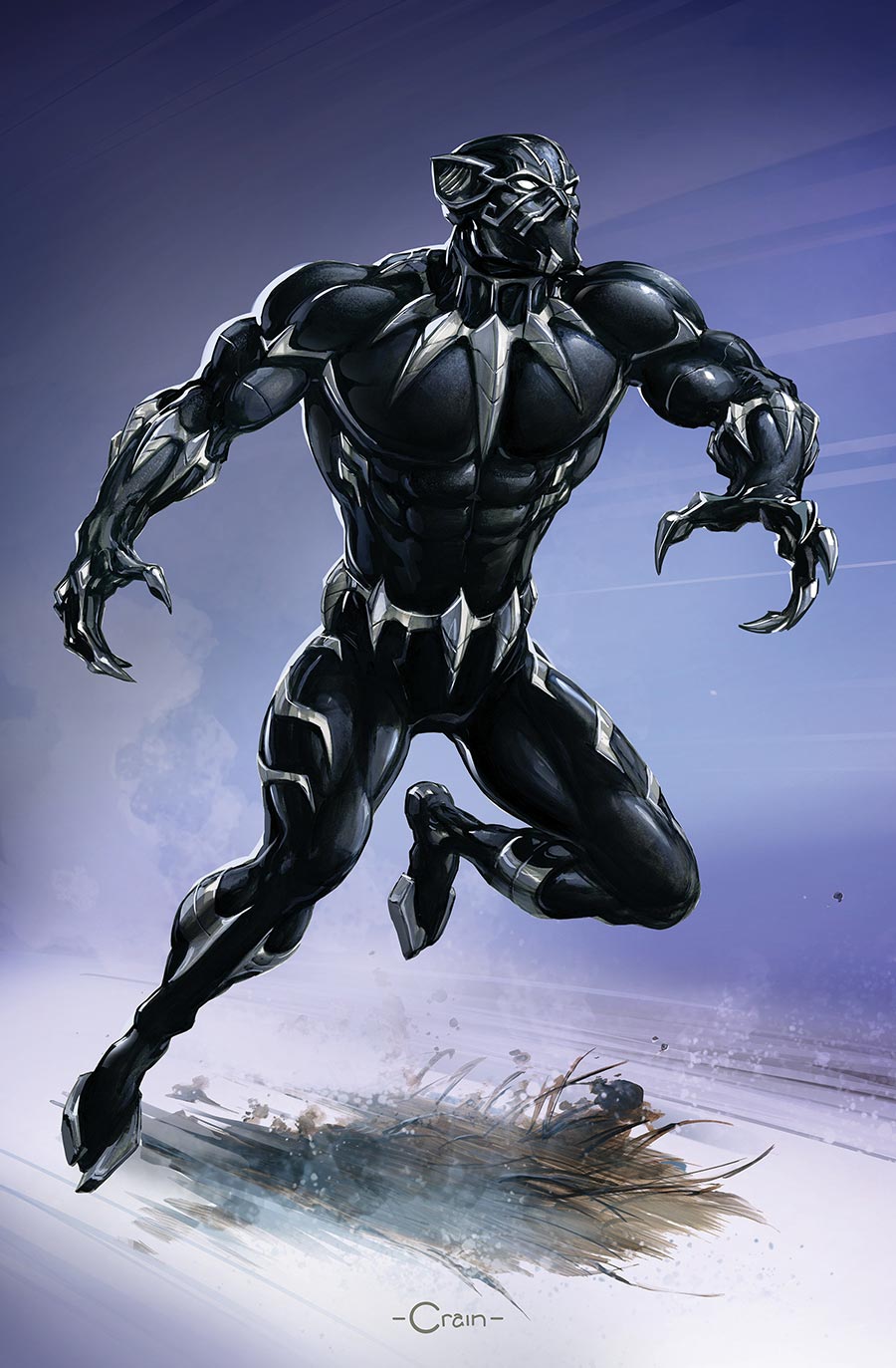 Black Panther Intergalactic #2 Cover E Incentive Clayton Crain Virgin Cover