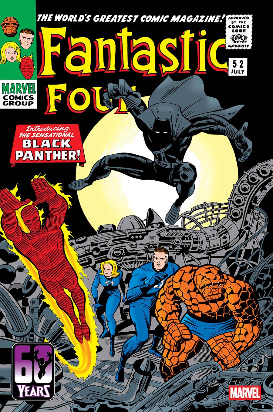 Fantastic Four #52 Cover G Facsimile Edition Variant Jack Kirby Foil Cover (New Printing)