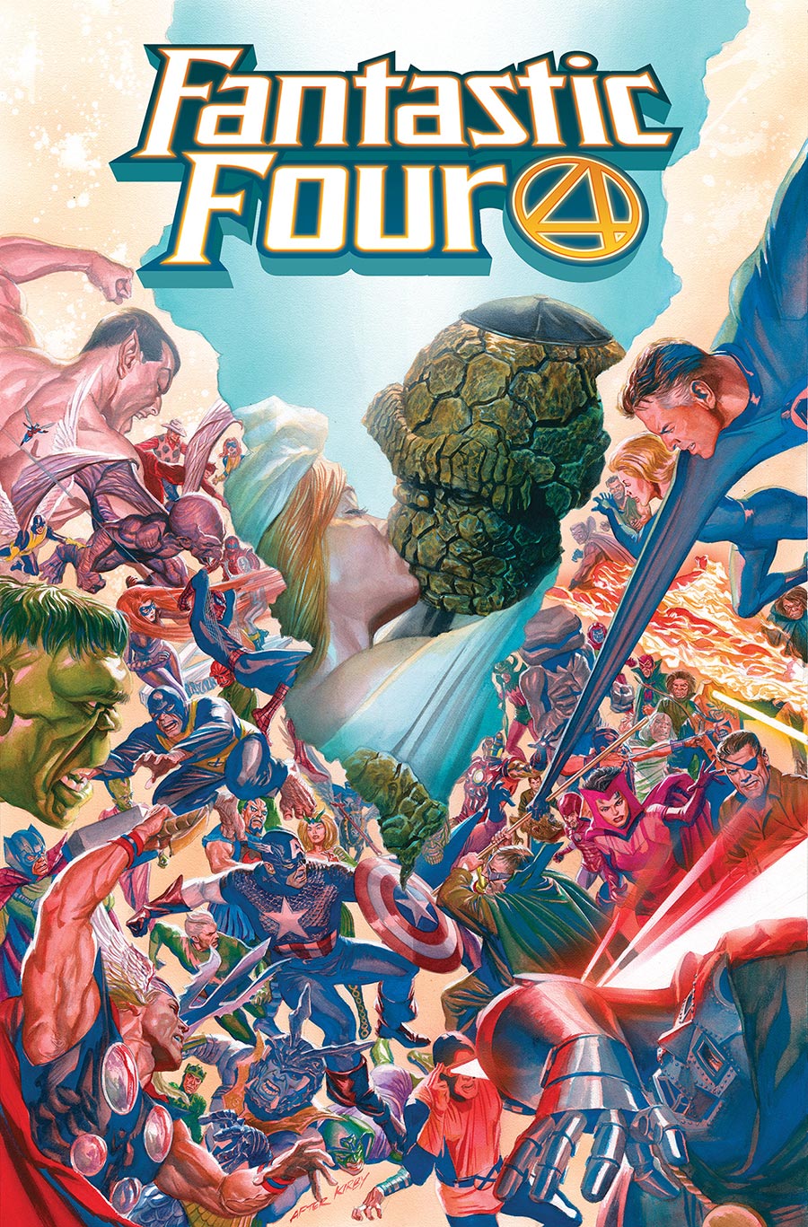 Fantastic Four By Dan Slott Omnibus Vol 1 HC Direct Market Alex Ross Variant Cover