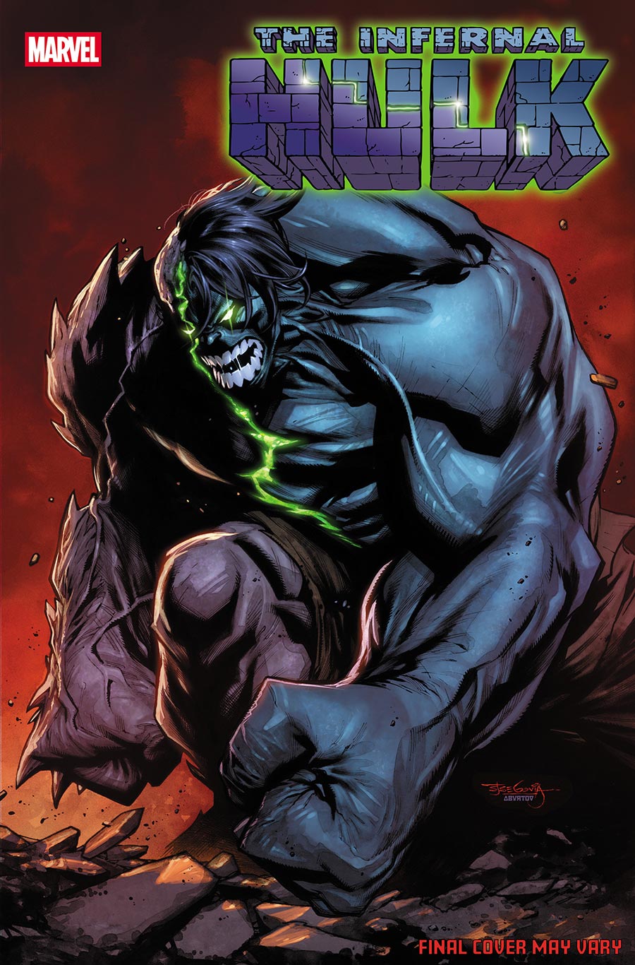 Infernal Hulk #3 Cover D Incentive Stephen Segovia Variant Cover