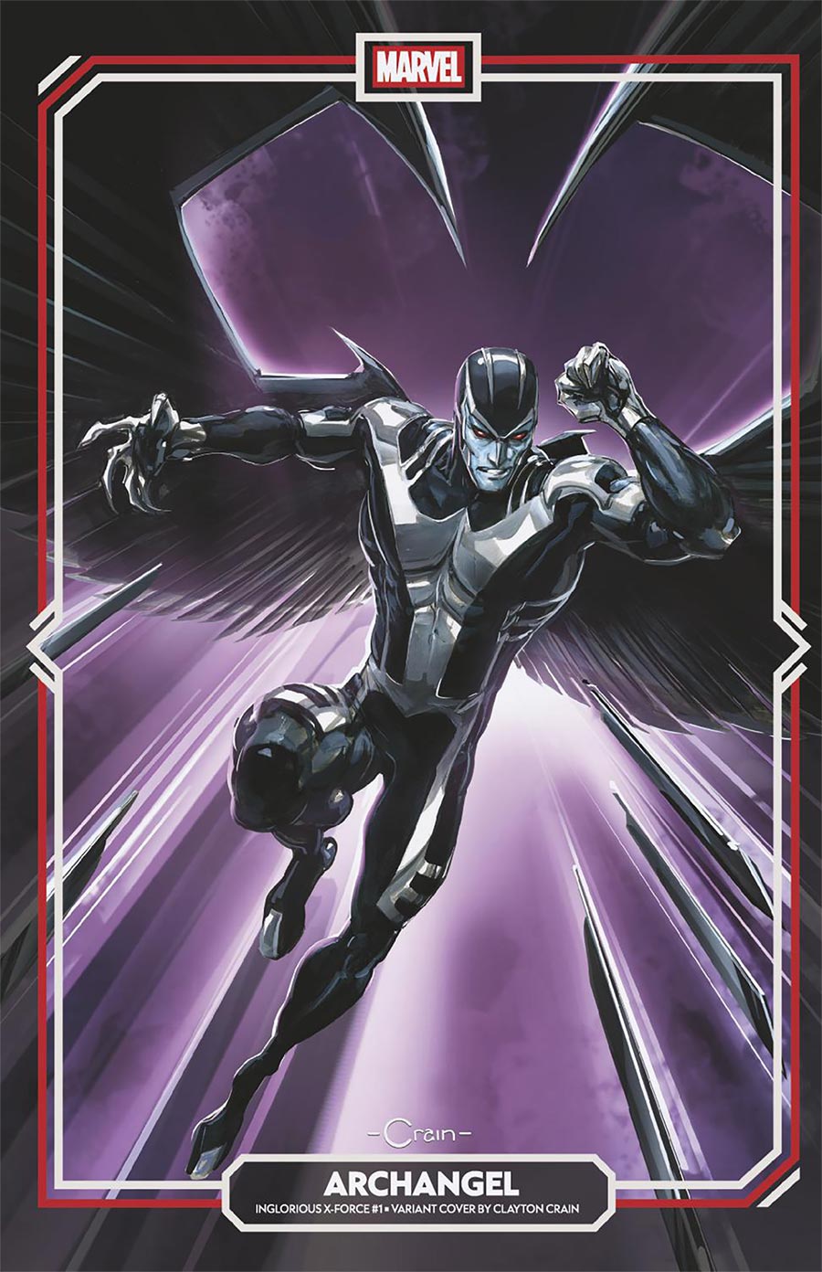 Inglorious X-Force #1 Cover C Variant Clayton Crain Cover (Shadows Of Tomorrow Tie-In)