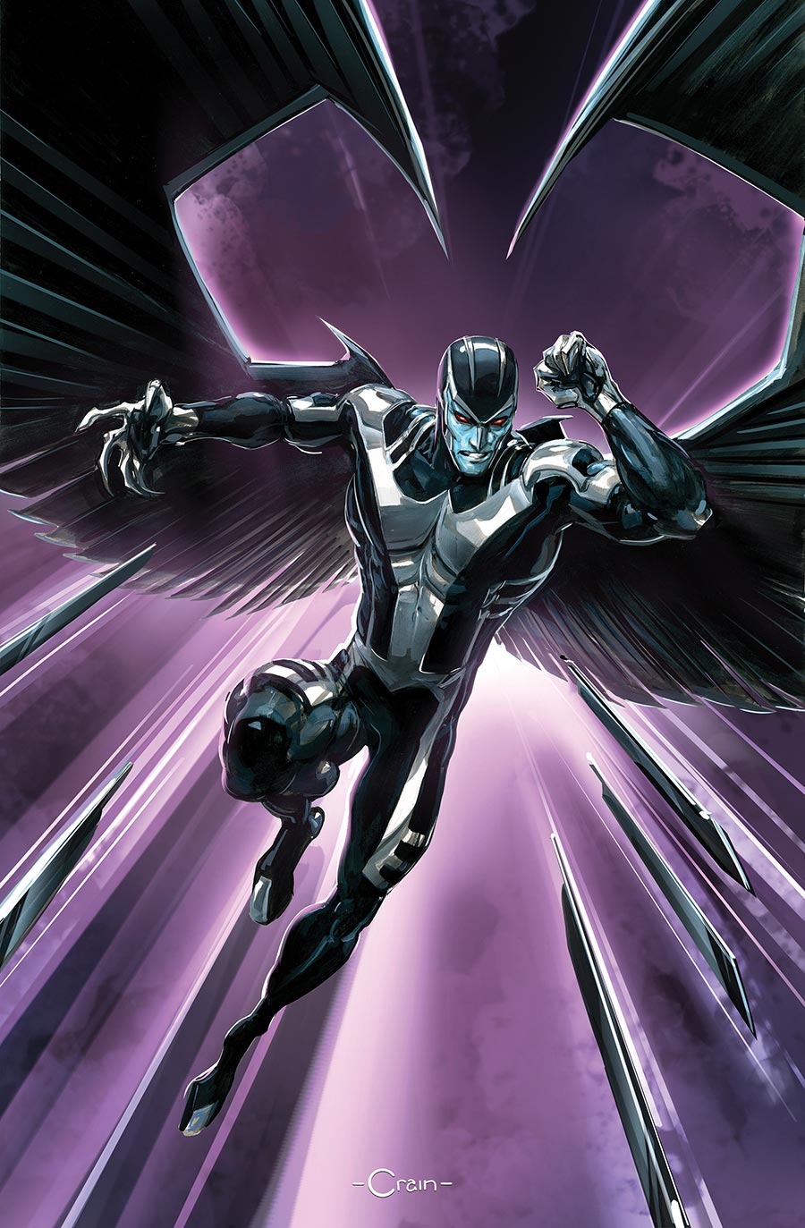 Inglorious X-Force #1 Cover G Incentive Clayton Crain Virgin Cover (Shadows Of Tomorrow Tie-In)