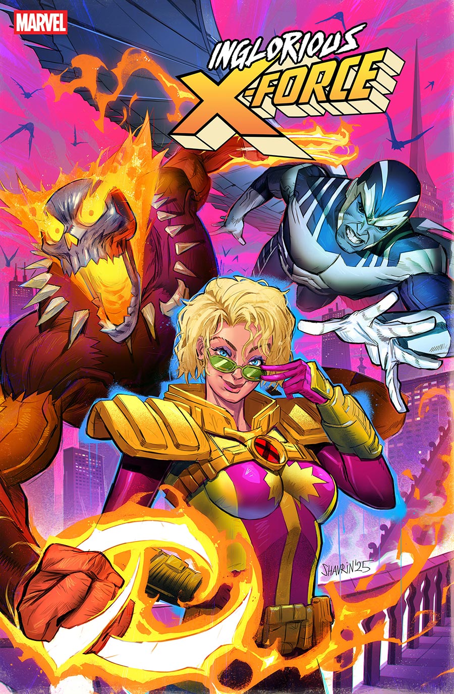 Inglorious X-Force #1 Cover F Incentive Ivan Shavrin Variant Cover (Shadows Of Tomorrow Tie-In)