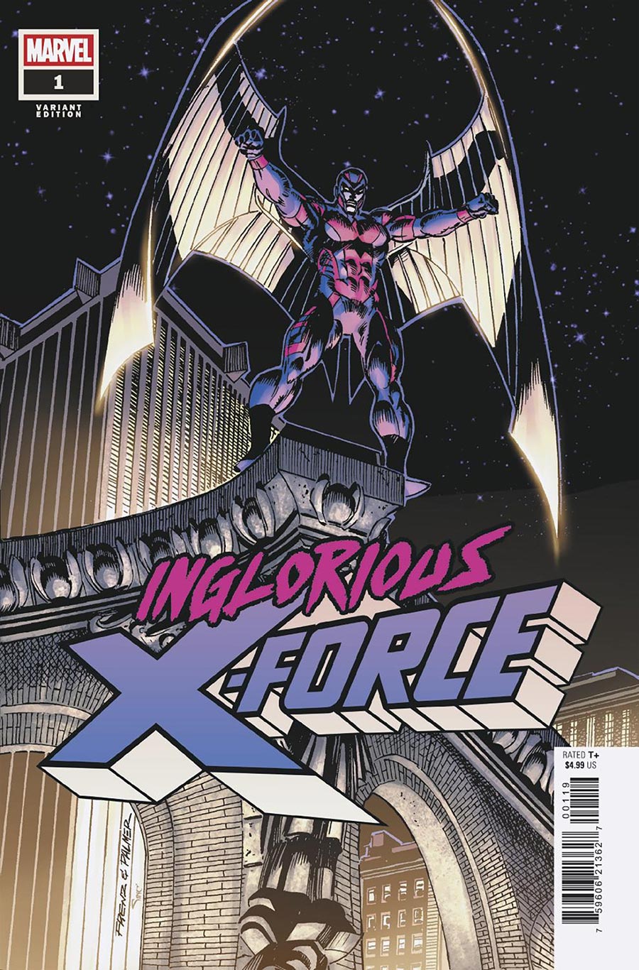 Inglorious X-Force #1 Cover H Incentive Ron Frenz Hidden Gem Variant Cover (Shadows Of Tomorrow Tie-In)