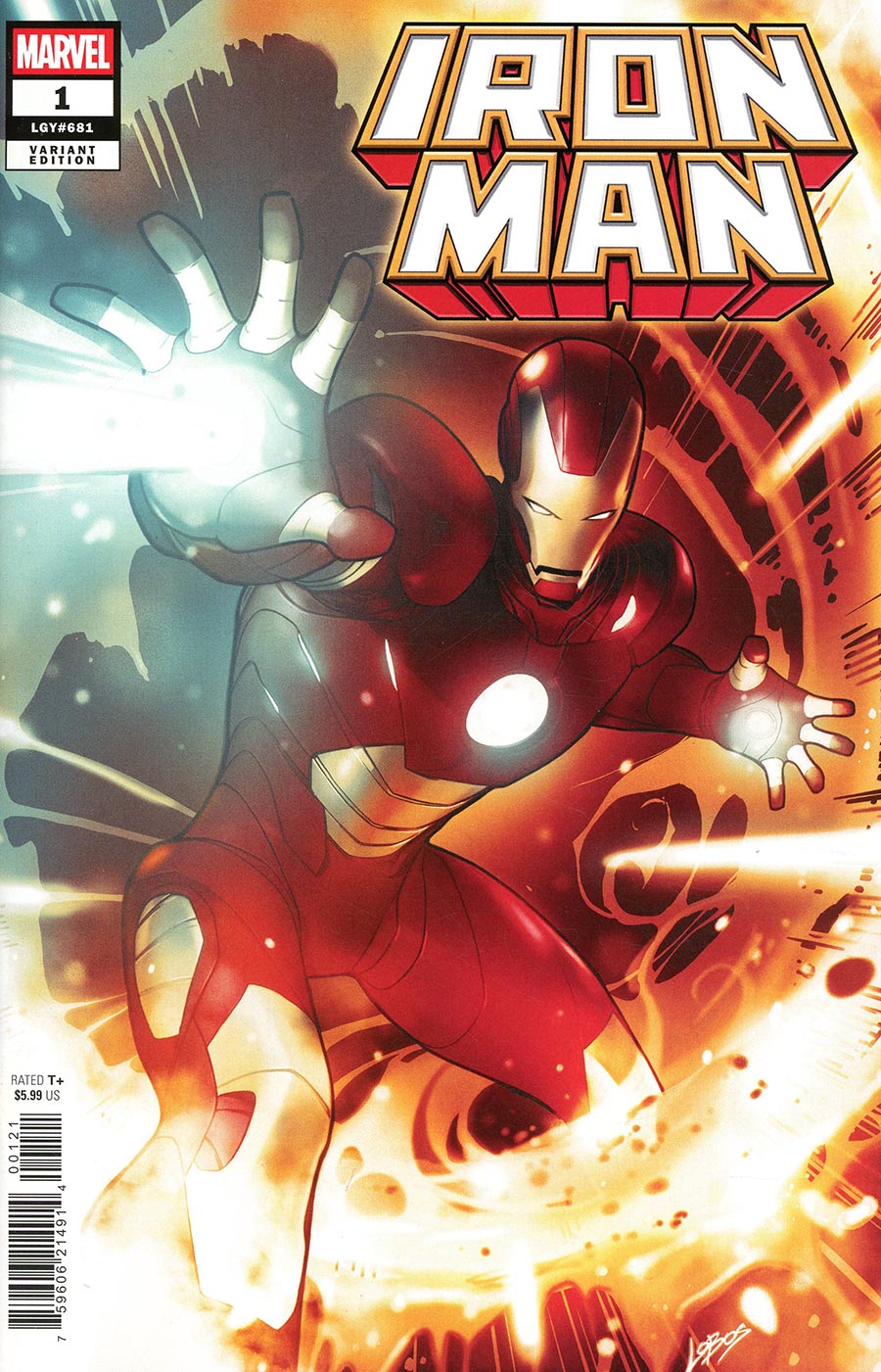 Iron Man Vol 8 #1 Cover D Variant Pablo Villalobos Cover