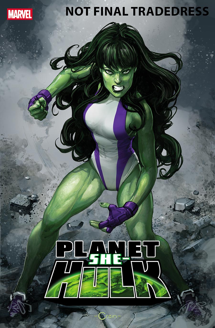 Planet She-Hulk #3 Cover B Variant Clayton Crain Cover