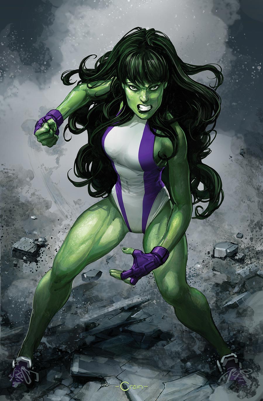 Planet She-Hulk #3 Cover E Incentive Clayton Crain Virgin Cover