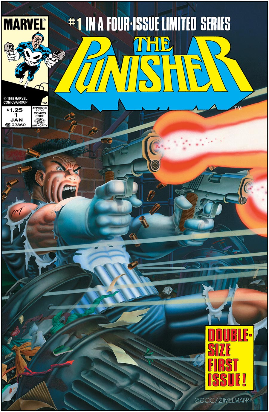 Punisher #1 Cover C Facsimile Edition Variant Mike Zeck Foil Cover