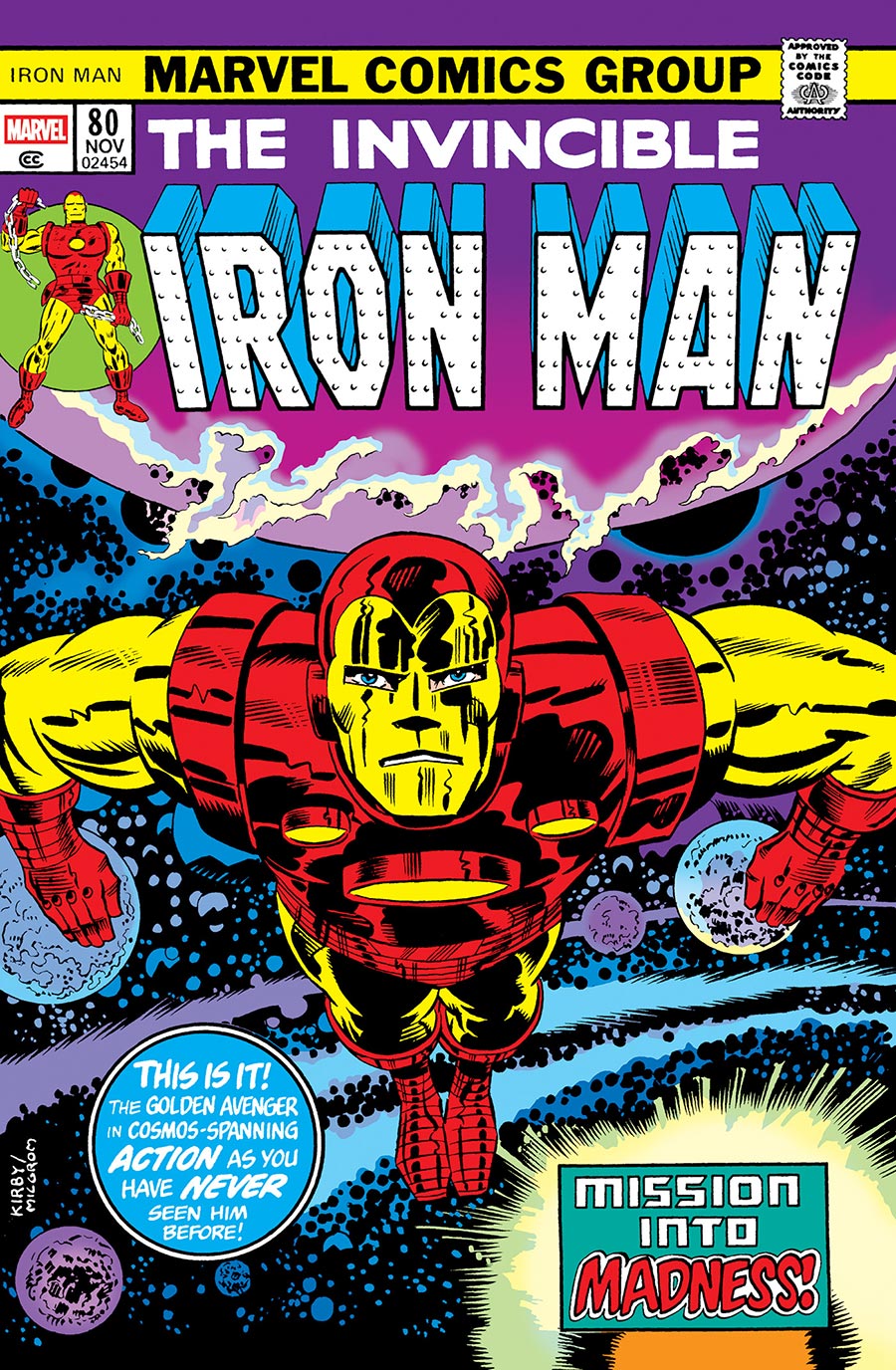 Invincible Iron Man Omnibus Vol 4 HC Direct Market Jack Kirby Variant Cover