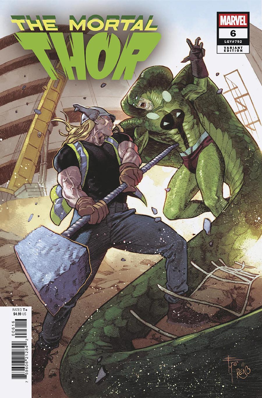 Thor Vol 7 #6 Cover D Incentive Francesco Mobili Variant Cover