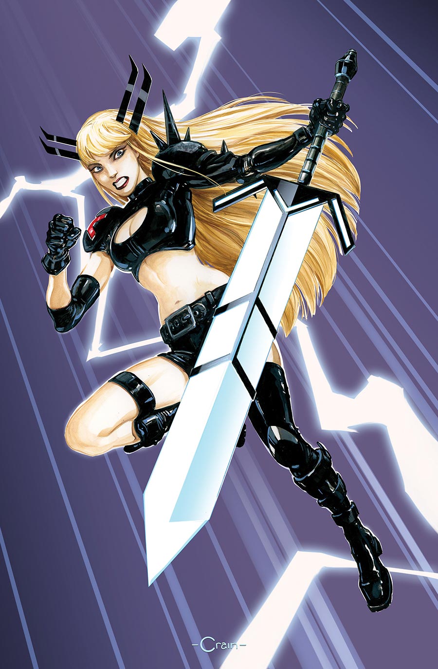 X-Men Vol 7 #24 Cover G Incentive Clayton Crain Virgin Cover (Shadows Of Tomorrow Tie-In)