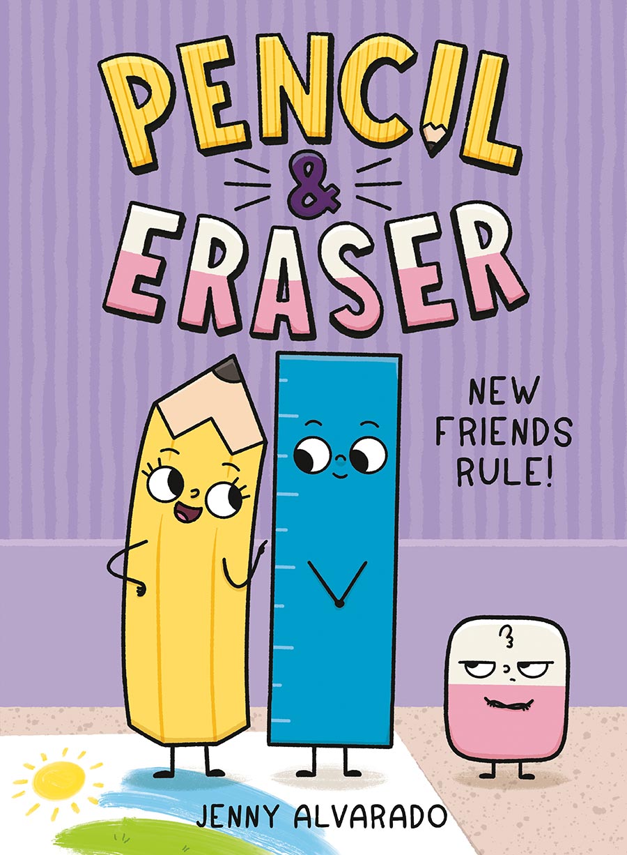 Pencil & Eraser New Friends Rule An Early Reader Graphic Novel HC