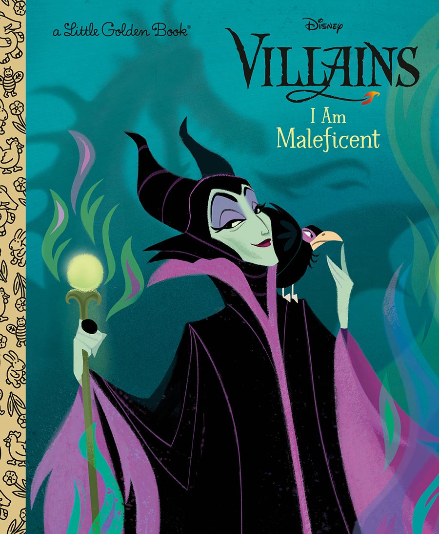 Disney Villains I Am Maleficent Little Golden Book HC