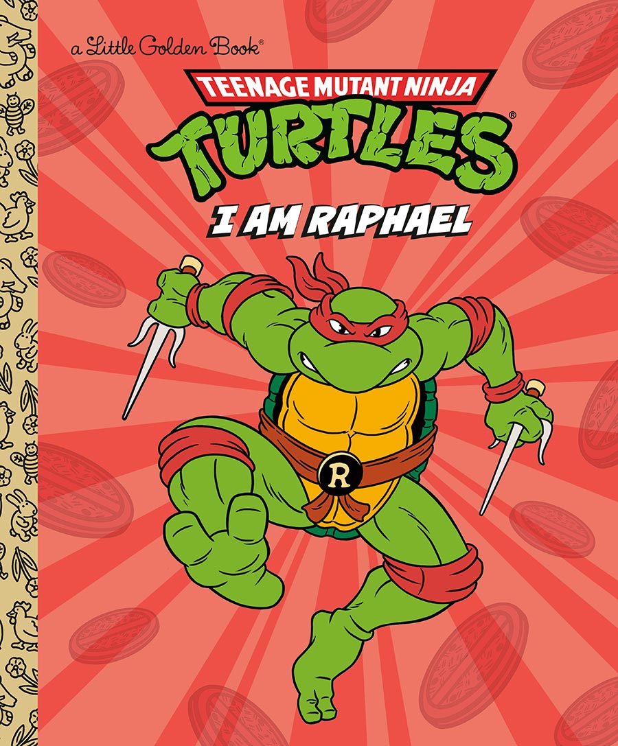Teenage Mutant Ninja Turtles I Am Raphael Little Golden Book HC