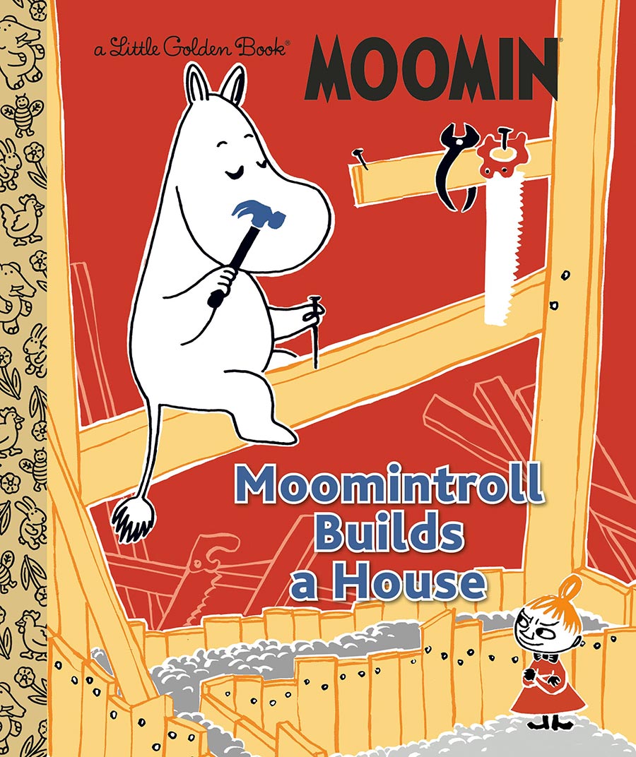 Moomin Moomintroll Builds A House Little Golden Book HC
