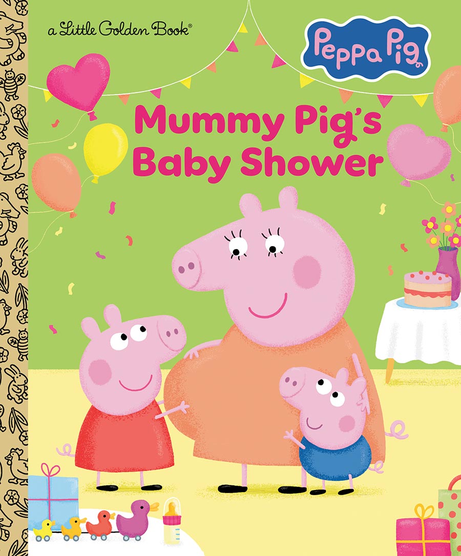 Peppa Pig Mummy Pigs Baby Shower Little Golden Book HC