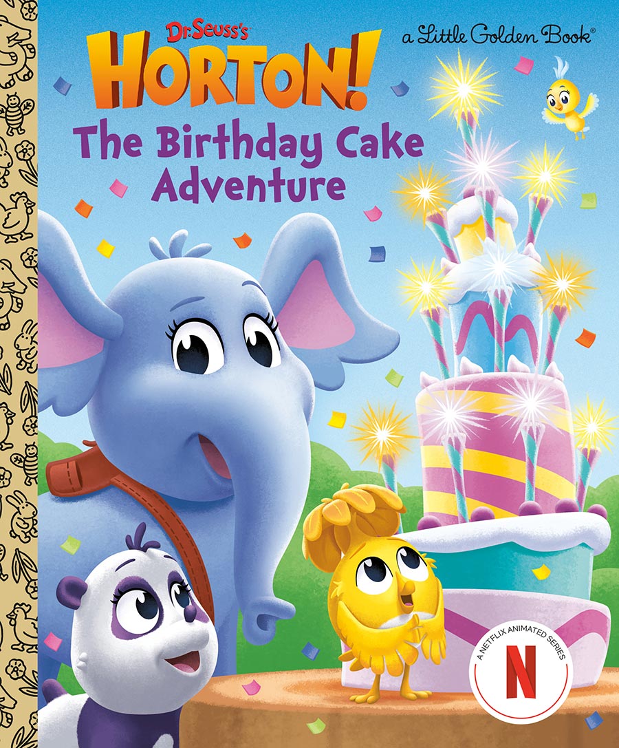 Dr Seusss Horton The Birthday Cake Adventure Little Golden Book HC