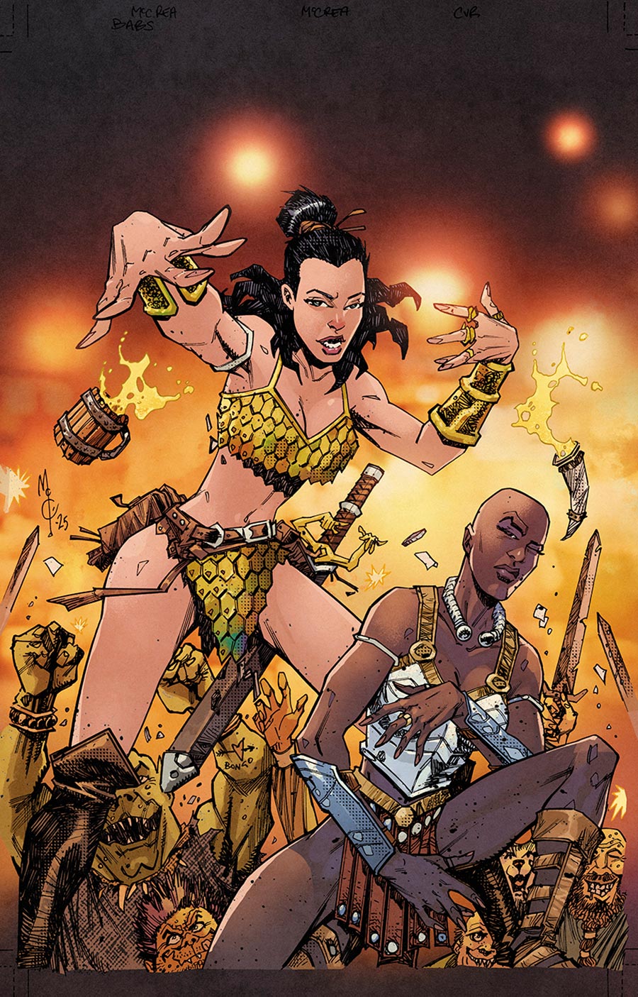 Babs The Black Road South #1 Cover B Variant John McCrea Unlockable Cover