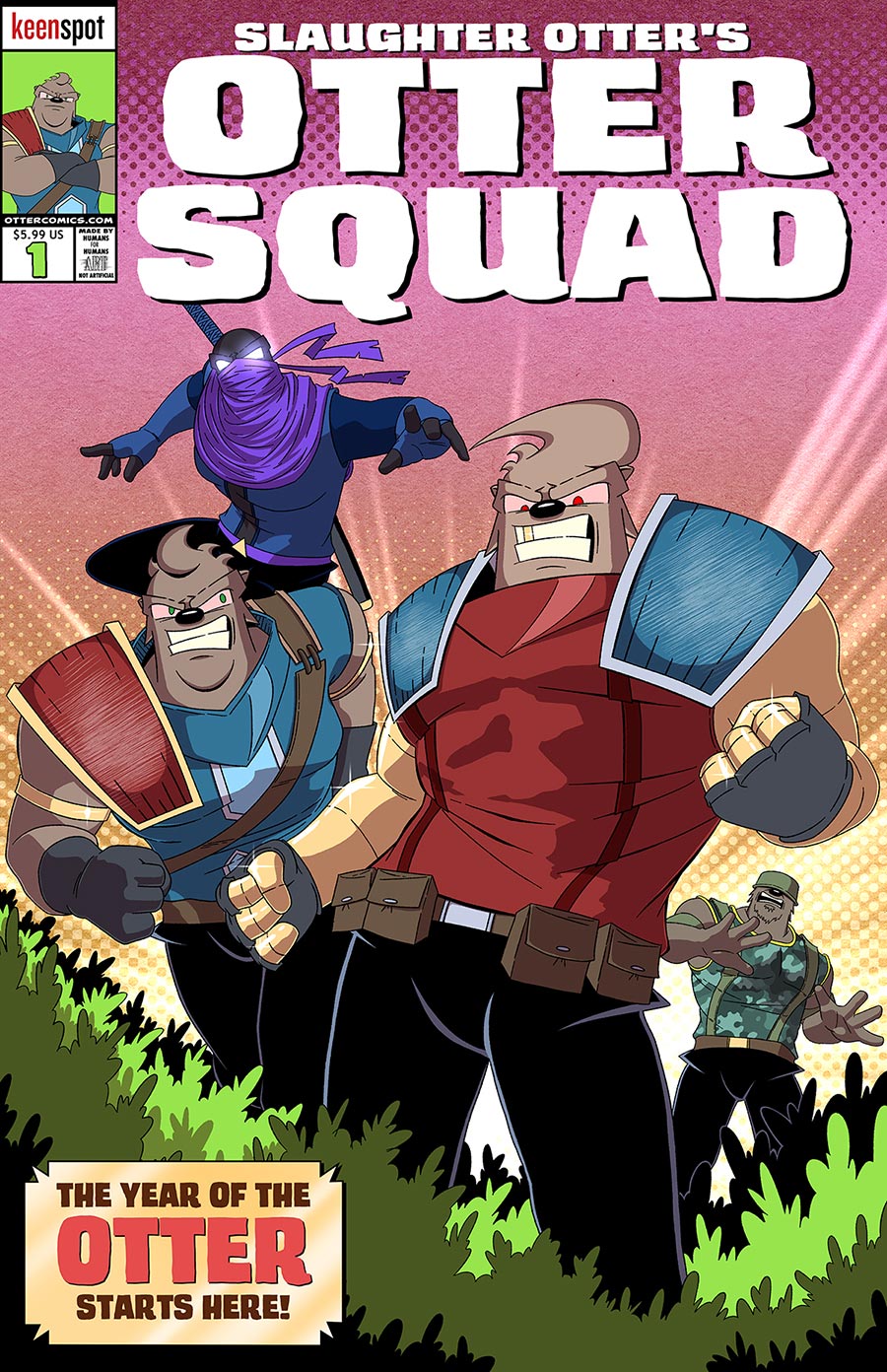 Slaughter Otters Otter Squad #1 Cover A Regular Matt Rodgers Year Of The Otter Cover
