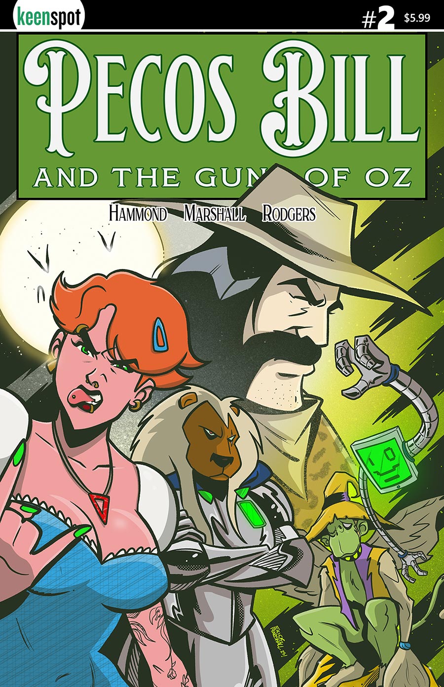 Pecos Bill And The Guns Of Oz #2 Cover A Regular Erick Marshall & J Hammond Cover