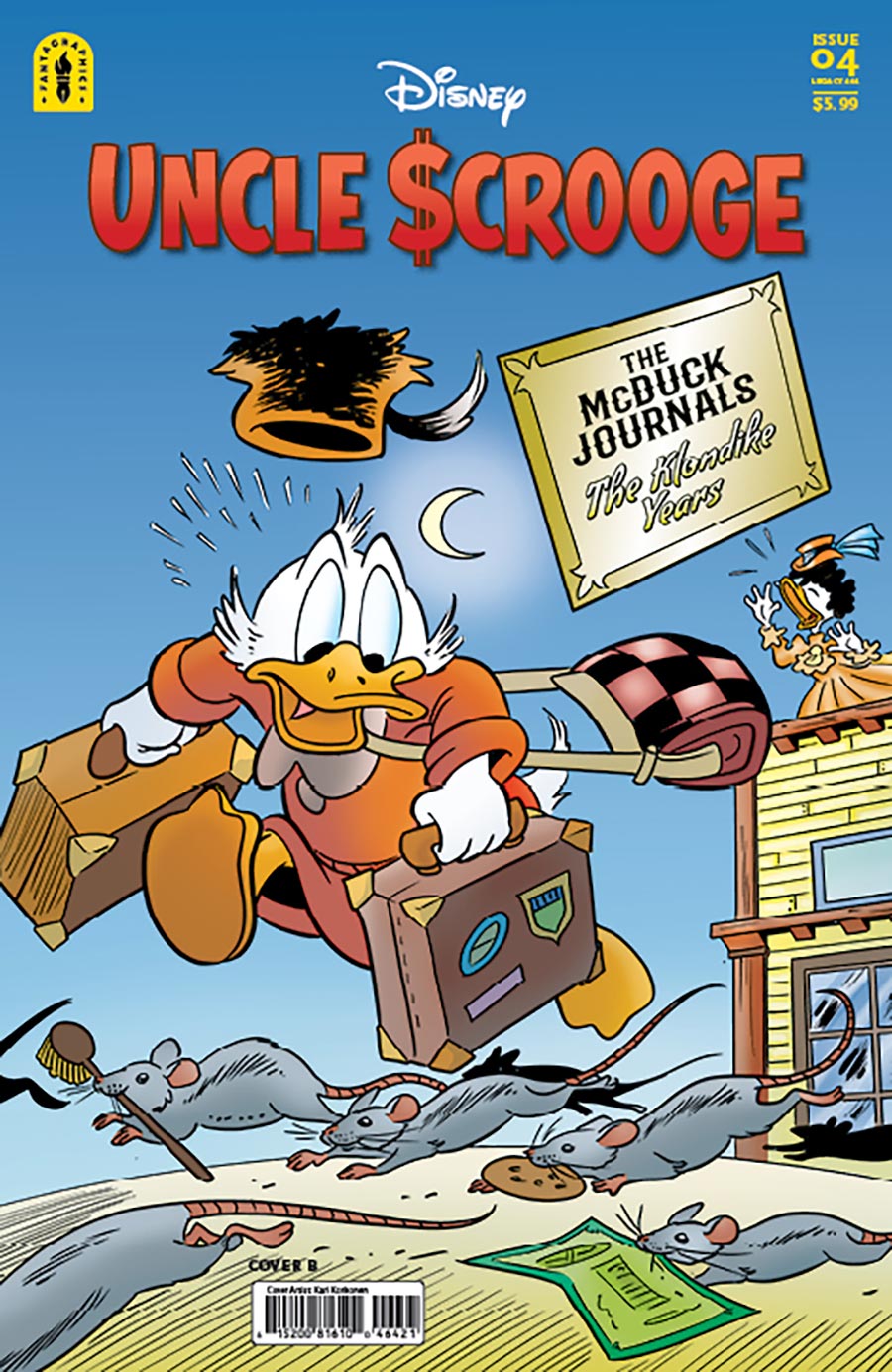 Uncle Scrooge The McDuck Journals The Klondike Years #1 Cover B Variant Kari Korhonen Cover (#464)