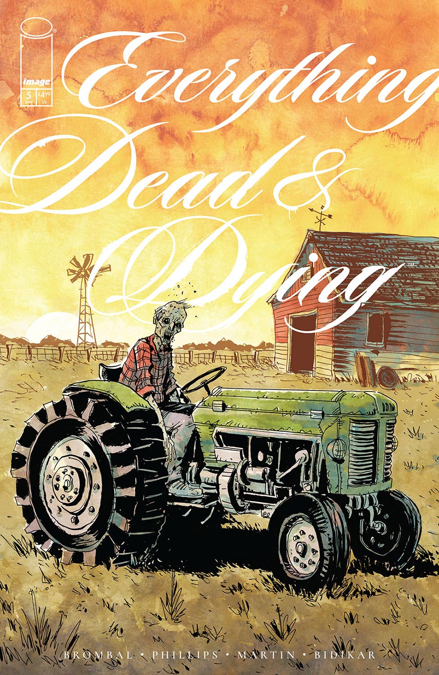 Everything Dead & Dying #5 Cover C Incentive Jeff Lemire Variant Cover