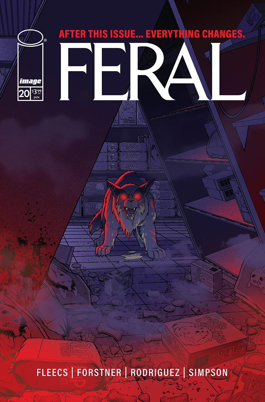 Feral #20 Cover A Regular Tony Fleecs Tone Rodriguez & Trish Forstner Cover