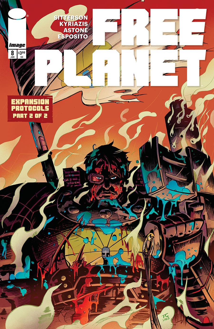 Free Planet #8 Cover B Variant Tyrell Cannon Cover