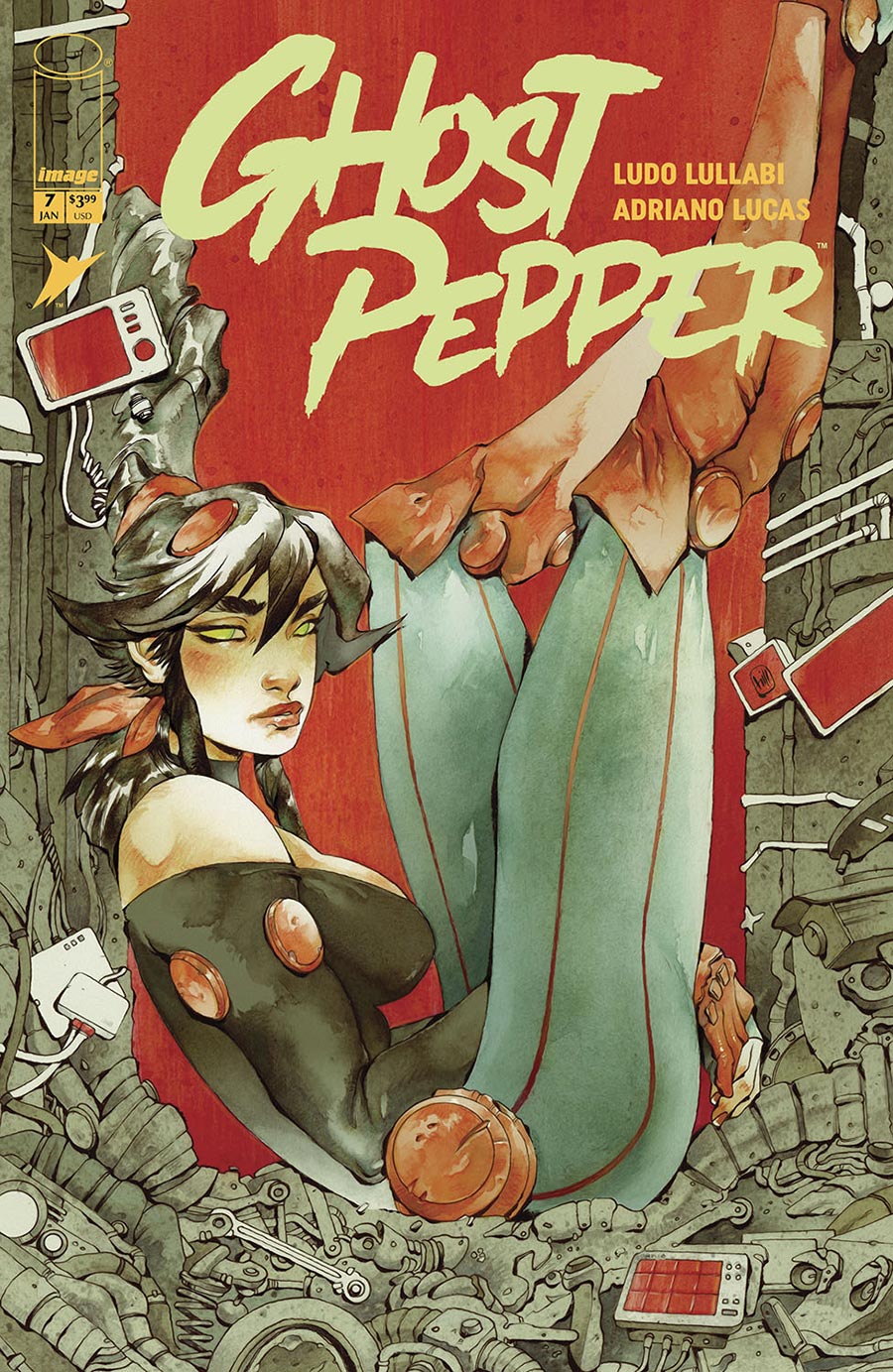Ghost Pepper #7 Cover B Variant Chuma Hill Cover