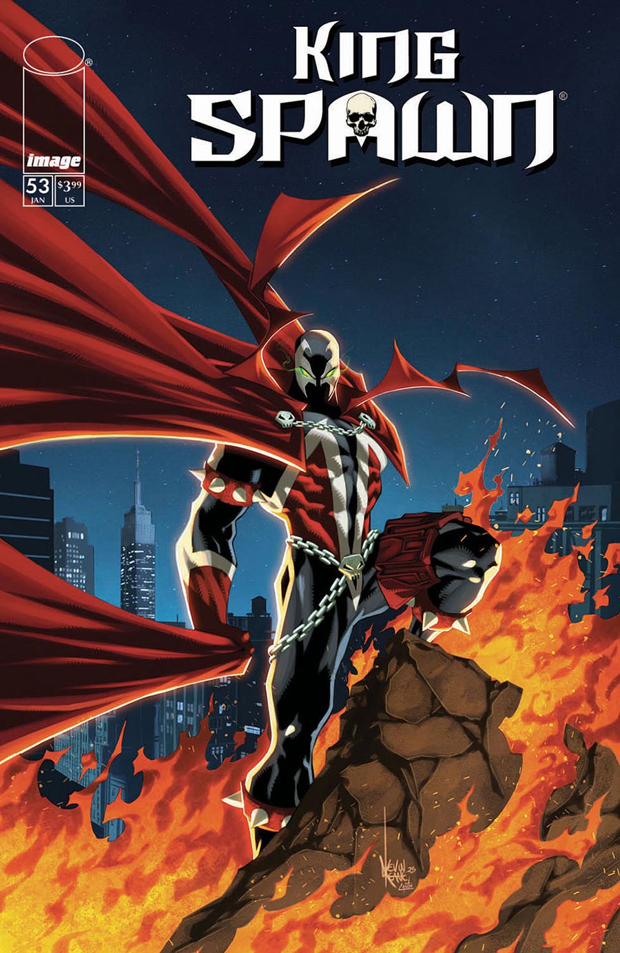 King Spawn #53 Cover B Variant Kevin Keane Cover