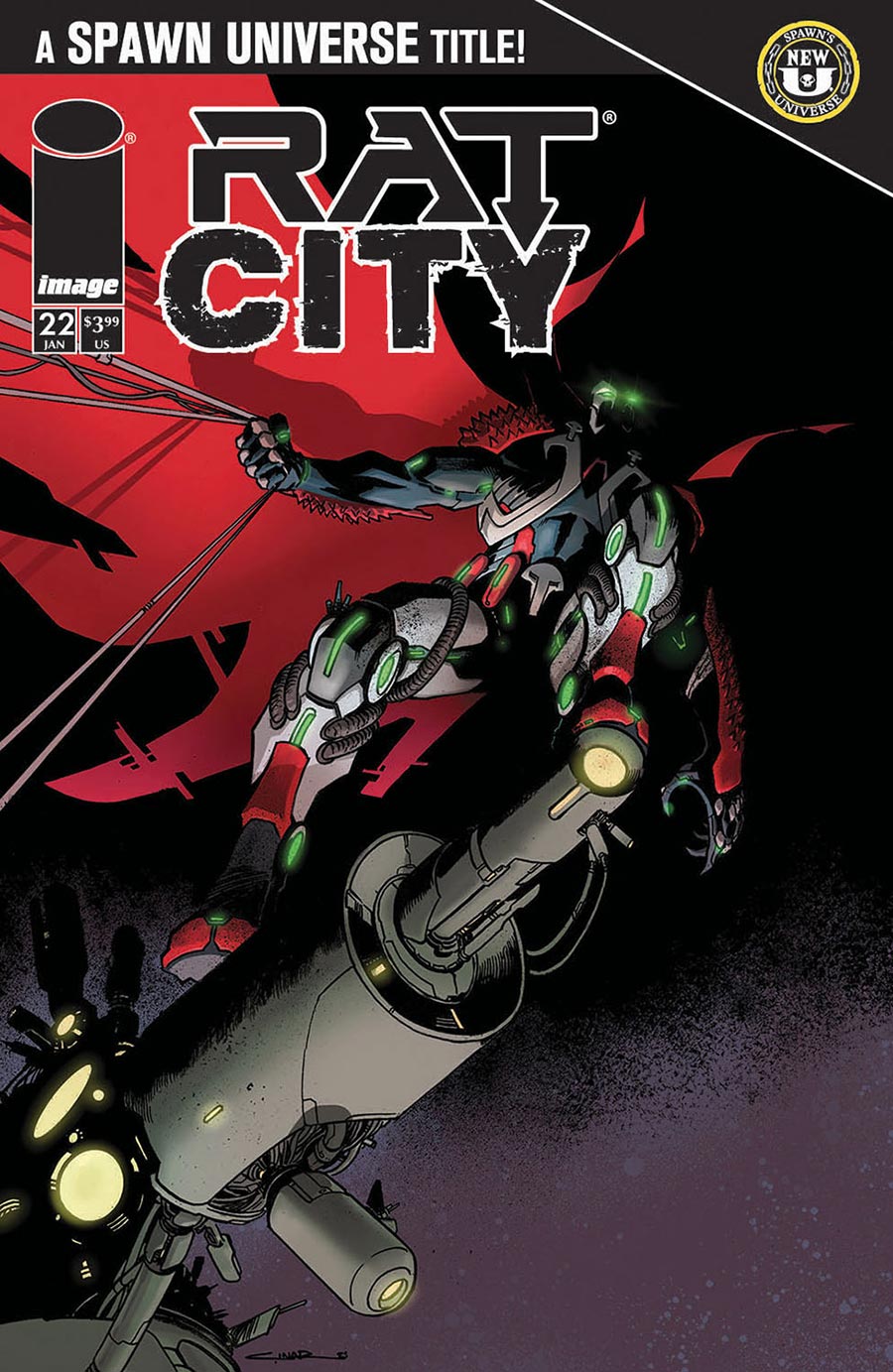 Rat City #22 Cover A Regular Yildiray Cinar Cover (Spawn Universe)